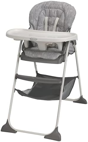 Graco® Slim Snacker High Chair, Ultra Slim, Fast-Folding, Comfortable Feeding by Graco