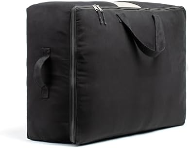 Soft Canvas Storage Bags with Zipper. Thick Breathable by VeraMia