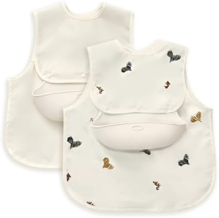Baby Bibs for Eating, Baby Smock bib by Unknown