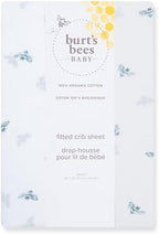 Burt's Bees Baby Organic Cotton Fitted Crib Sheet, Unisex Baby Beddings - Image 2