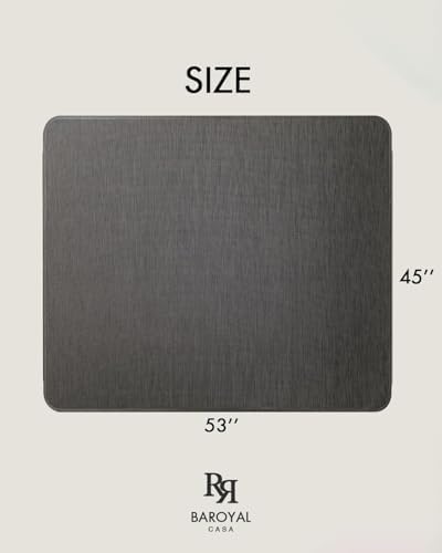 Baroyal Office Chair Mat for Hardwood Floor Under Desk Computer Rolling Chair - Image 2