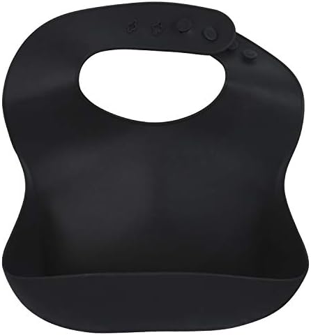Three Little Tots Modern Silicone Baby Bib – Adjustable Fit Waterproof Catch by ThreeLittleTots