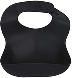 Three Little Tots Modern Silicone Baby Bib – Adjustable Fit Waterproof Catch by ThreeLittleTots