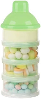 Accmor Formula Dispenser On The Go, 4 Compartments Stackable Formula Container - Image 4