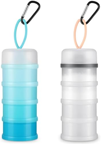 Baderke 2 Pcs Protein Powder Travel Container by Baderke