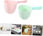 4pcs Plastic Water Scoop Ladle for Bathing and Kitchen - Image 7