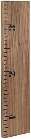 Kate and Laurel Growth Chart 6.5' Wood Wall Ruler, Rustic Brown - Image 5