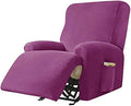 Stretch Recliner Covers, 4-Piece Ultra Soft Velvet Recliner Chair Slipcover by PENDEJATO