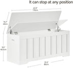 VANKILEY 43.3" Storage Chest Extra Large, Storage Bench. - Image 2