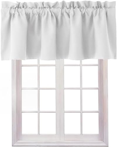 Hiasan Greyish White Valance Curtains by Hiasan