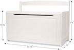 Melissa & Doug Toy Chest, Wooden Toy Storage Box - Image 5
