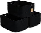NaturalCozy Storage Baskets 16.8”x13”x7.6” Cotton Rope Woven Baskets by NaturalCozy