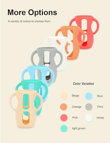 4-Pack Silicone Sleeves for Philips Avent Glass Bottles 4 & 8 oz - Image 6