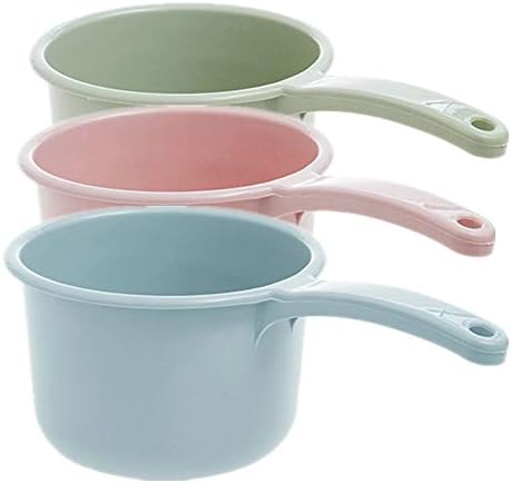 3Pcs Plastic Bath Ladle, Thickened Water Dipper by VIUJUH