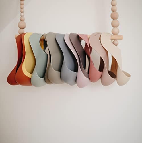 mushie Silicone Baby Bib | Adjustable Fit Waterproof Bibs - Image 2