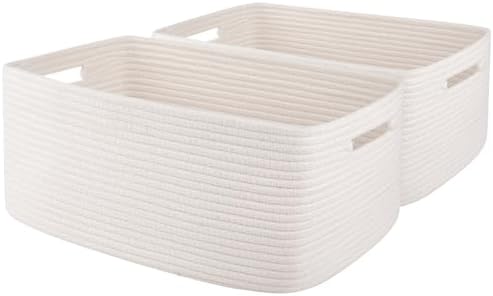 OIAHOMY Storage Basket for Shelves, Closet Cube Storage Bins Baskets for by MasterofSpaceOptimization
