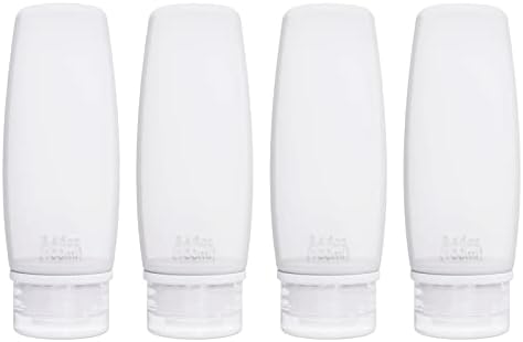 Silicone Travel Bottles for Toiletries TSA Approved Travel Size Containers Set by Craftend