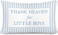 Thank Heaven for Little Boys 12x20 Pillow Cover, Boy Nursery Decor by Unknown