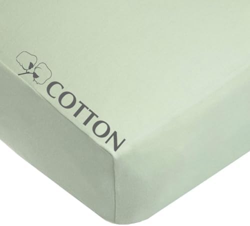 American Baby Company Cotton Fitted Crib Sheet 52x28" - Image 2