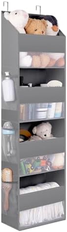 GRANNY SAYS Over the Door Organizer, 4-Shelf Behind the Door Storage by GRANNYSAYS