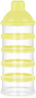 Accmor Formula Dispenser On The Go, 5 Compartments Stackable Formula Container by Accmor