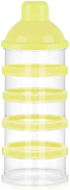 Accmor Formula Dispenser On The Go, 5 Compartments Stackable Formula Container by Accmor