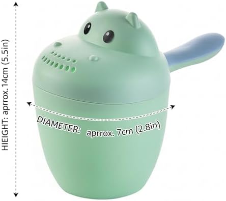 Baby Bath Rinse Cup, Fun Hippo Bath Water Pourer - Image 4