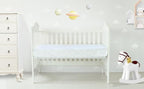 Flannel Crib Protector Pad，100％ Waterproof Mattress Protector Pad, One Size - Image 7