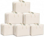 DoYiKe Soft Large Canvas Comforter Storage Bags by DoYiKe