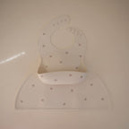 mushie Silicone Baby Bib | Adjustable Fit Waterproof Bibs - Image 3