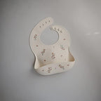 mushie Silicone Baby Bib | Adjustable Fit Waterproof Bibs - Image 2