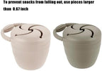 PandaEar Silicone Snack Containers, Collapsible Toddler Snack Cups Spill Proof - Image 5