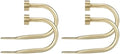 Premium Curtain Holdback, Quality Metal Decorative Curtain Holdbacks by Mayrhyme