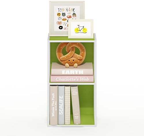 Furinno PASIR Book Shelf, 2-Tier Modern Bookshelf, Open Shelves Bookcase 9 x 12 - Image 5
