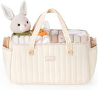 Baby Diaper Caddy Organizer for Wipes, Diapers Storage Basket by Unknown