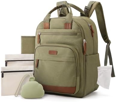 mommore Baby Diaper Bag with Waterproof Changing Pad by mommore