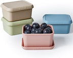 ISSEVE 4Pack 8oz Silicone Snack Containers by ISSEVE