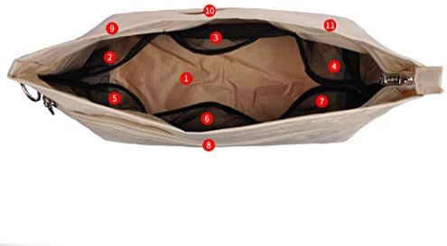 Vercord Handbag Purse Tote Pocketbook Organizer Insert Zipper Closure 11 - Image 3
