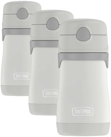 THERMOS BABY 10 ounce Stainless Steel Vacuum Insulated Straw Bottle, 10 Ounces by Thermos