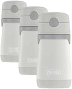 THERMOS BABY 10 ounce Stainless Steel Vacuum Insulated Straw Bottle, 10 Ounces by Thermos