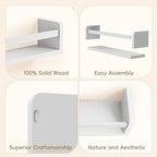 Floating Wall Nursery Book Shelves, 16.5 Inch - Image 6