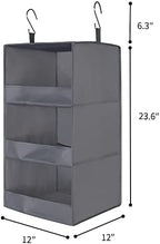 GRANNY SAYS 3-Shelf Hanging Closet Organizer, Foldable Storage - Image 3