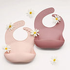Ginbear Silicone Bibs Set for Babies 2 Pack 6 M+ - Image 2