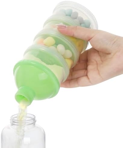 Accmor Formula Dispenser On The Go, 4 Compartments Stackable Formula Container - Image 5
