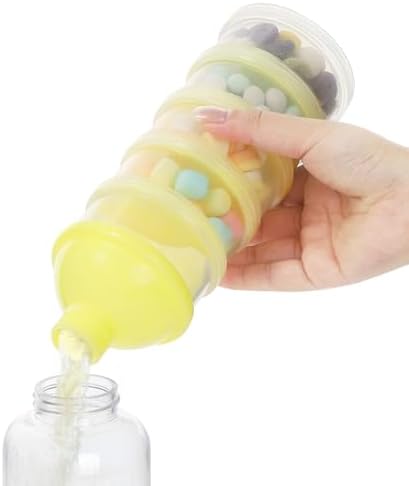 Accmor Formula Dispenser On The Go, 5 Compartments Stackable Formula Container - Image 5