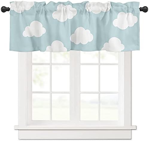 Vandarllin Valance Curtains for Kitchen Window by VandarllinHomeKitchenDecor