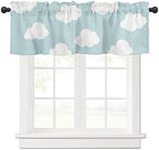 Vandarllin Valance Curtains for Kitchen Window by VandarllinHomeKitchenDecor