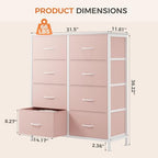 Sweetcrispy 8 Drawer Fabric Dresser - Image 3