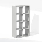 Furinno Cubic Extra Thick 8-Cube Closet Organizers and Storage, Light Grey - Image 7