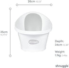 Shnuggle Newborn Baby Bath | Built in Support Bump and Soft Backrest | Suitable - Image 5